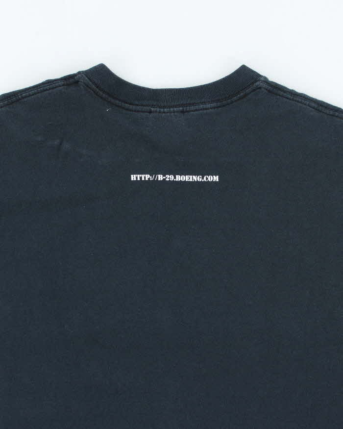 Vintage 90's Superfortress Aeroplane Graphic T-Shirt - L