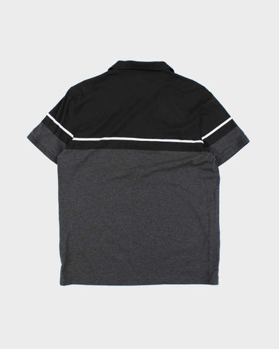 Vintage 2000's Calvin Klein Striped Polo Shirt - L