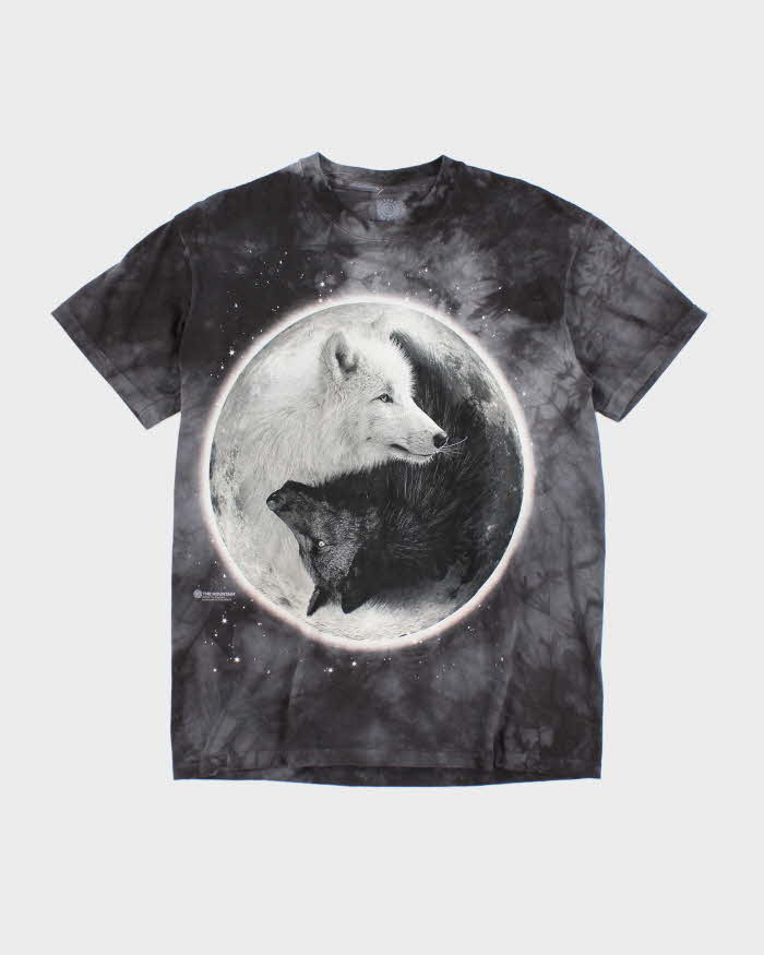 Vintage The Mountain Ying-Yang Wolf T-Shirt - M