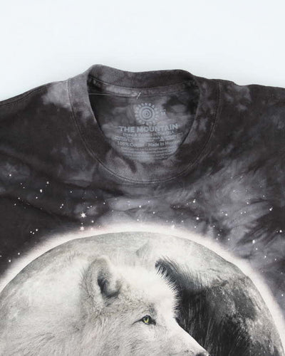 Vintage The Mountain Ying-Yang Wolf T-Shirt - M
