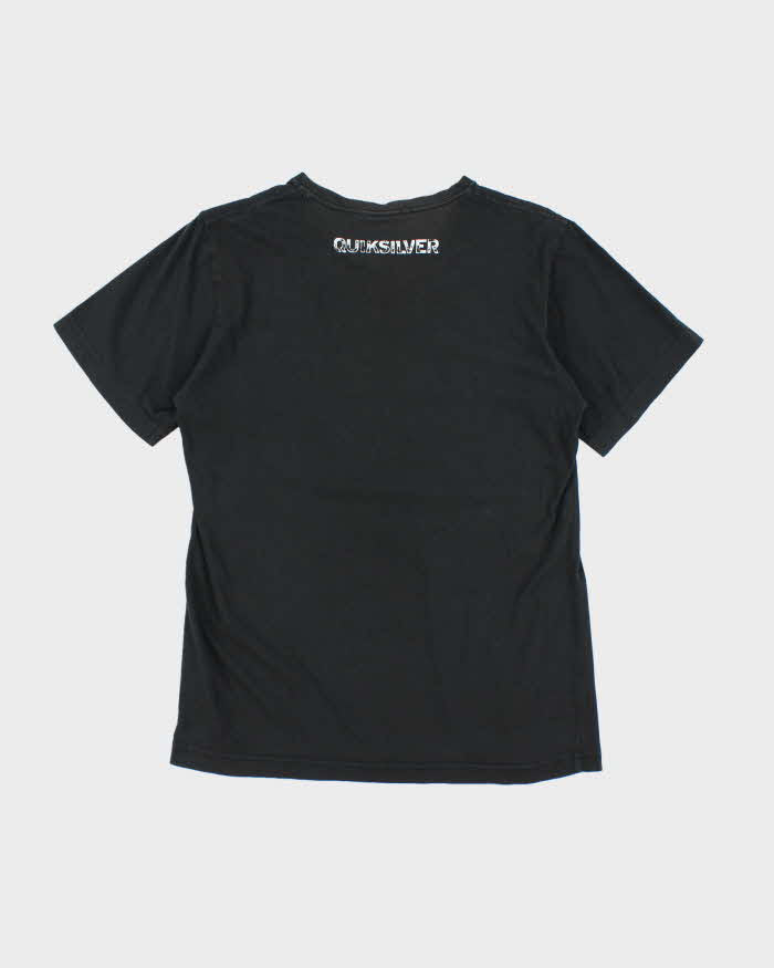 Vintage 2000's Quiksilver Centre Logo Graphic T-Shirt - S