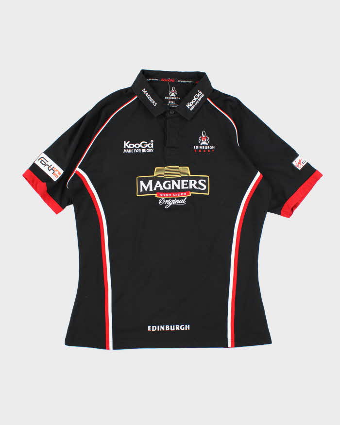 Vintage Kooga Edinburgh Rugby Offical Polo Shirt - XL