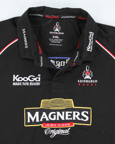 Vintage Kooga Edinburgh Rugby Offical Polo Shirt - XL
