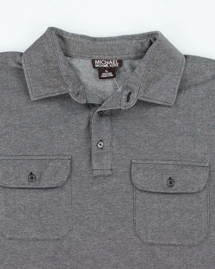 Vintage Y2K Michael Kors Double Pocket Polo Shirt - XL