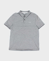 Vintage Calvin Klein Striped Polo Shirt - L
