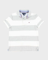Vintage Tommy Hilfiger Striped Polo Shirt - M