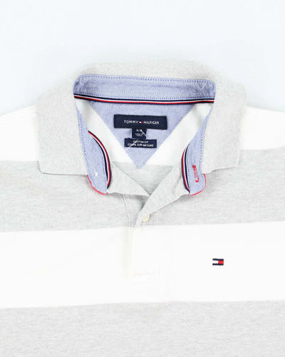 Vintage Tommy Hilfiger Striped Polo Shirt - M
