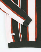 Vintage 2000's Calvin Klein Striped Long-sleeved T-Shirt - L