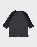 Vintage 2000's Quiksilver Quarter Button Long-sleeved T-Shirt - L