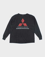Vintage 2000's Mitsubishi Motors Graphic Long-sleeved T-Shirt - L
