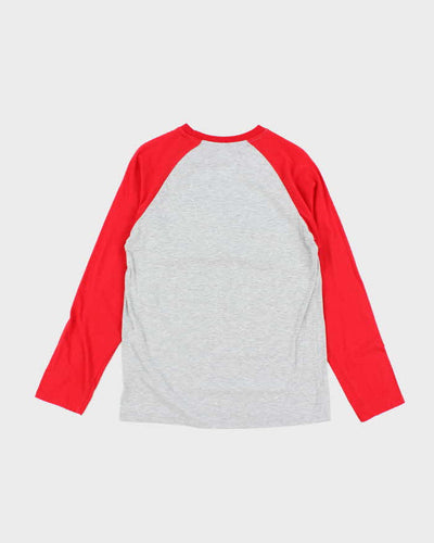 NHL Official Merchandise Calgary Flames Baseball Long-sleeve T-Shirt - S