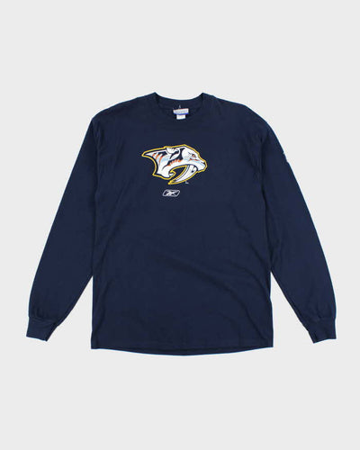 Vintage 2000's Reebok Nashville Predators Long-sleeve T-Shirt - M