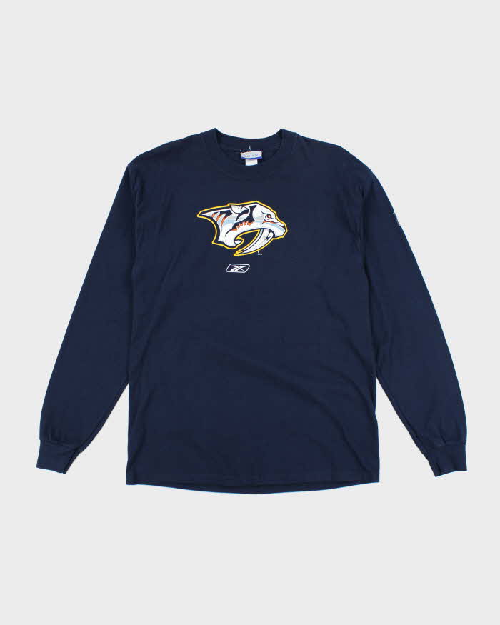 Vintage 2000's Reebok Nashville Predators Long-sleeve T-Shirt - M