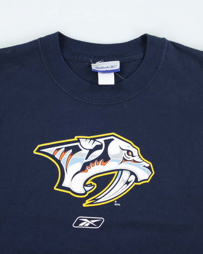 Vintage 2000's Reebok Nashville Predators Long-sleeve T-Shirt - M
