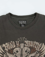 Vintage Y2K Lucky Brand Grunge Style Long-sleeved T-Shirt - S