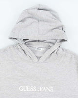 Vintage Y2K Guess Jeans Hooded Long-sleeved T-Shirt - L