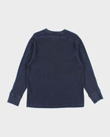 Vintage 90's Tommy Hilfiger Ribbed Long-sleeve T-Shirt - XL