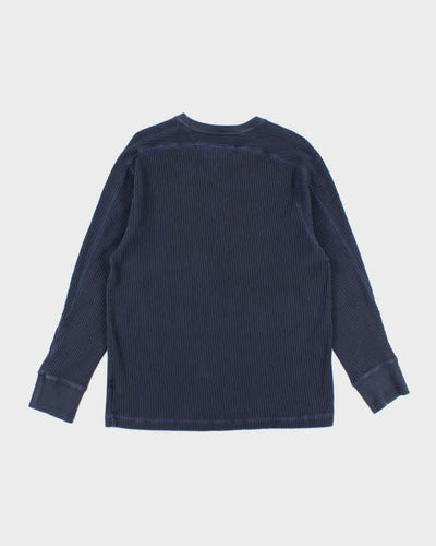 Vintage 90's Tommy Hilfiger Ribbed Long-sleeve T-Shirt - XL