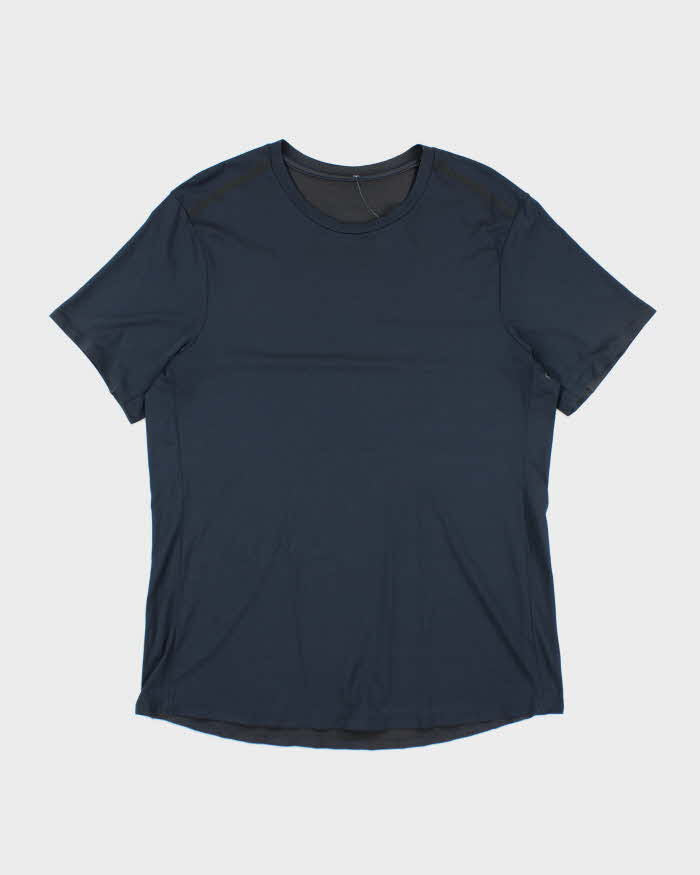 Men's LuluLemon Navy Lightweight Sports T-Shirt - L