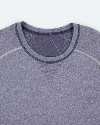 Men's LuluLemon Purple Lightweight Sports T-Shirt - M