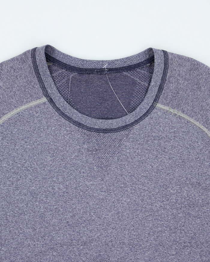 Men's LuluLemon Purple Lightweight Sports T-Shirt - M