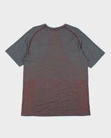 Men's LuluLemon Green &amp; Red Lightweight Sports T-Shirt - L