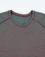 Men's LuluLemon Green &amp; Red Lightweight Sports T-Shirt - L