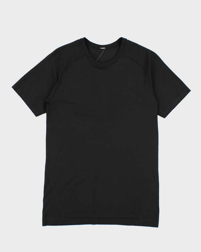 Men's LuluLemon Black Lightweight Sports T-Shirt - S
