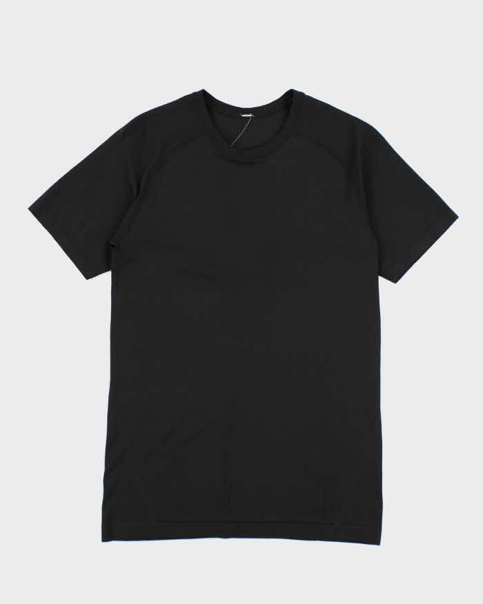 Men's LuluLemon Black Lightweight Sports T-Shirt - S