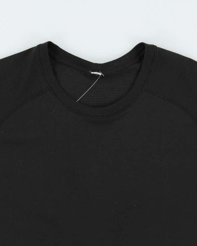 Men's LuluLemon Black Lightweight Sports T-Shirt - S