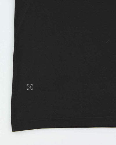 Men's LuluLemon Black Lightweight Sports T-Shirt - S