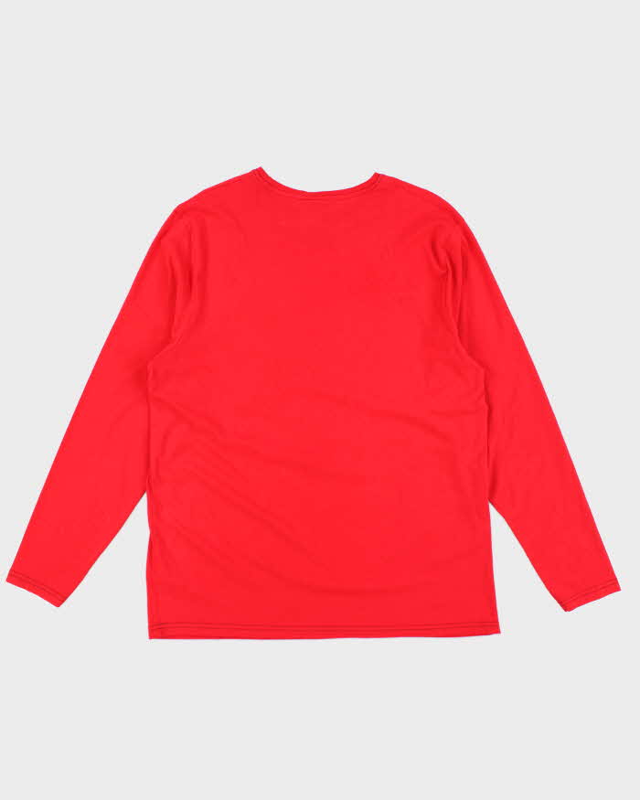 Vintage Y2K Manchester United FC Football Long-sleeved T-Shirt - XL