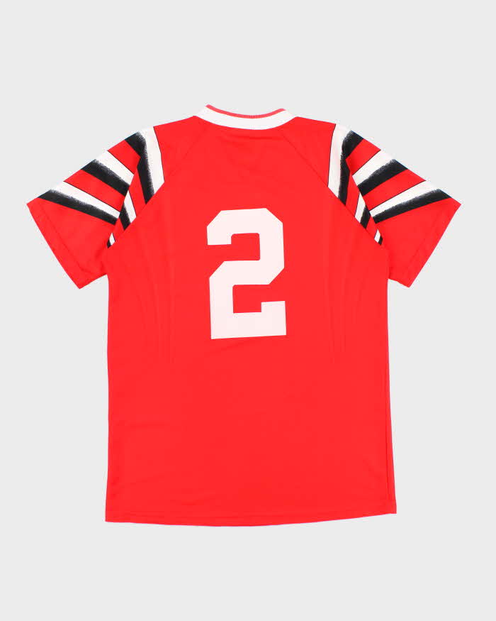 Vintage 90's Adidas Patterned Training Football Shirt - XL
