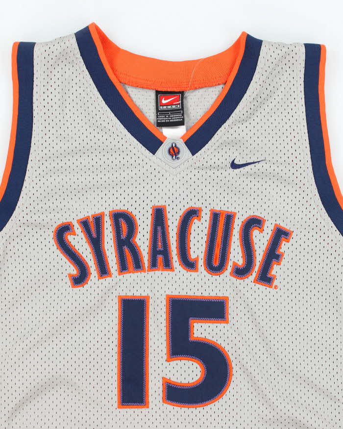Vintage 90's Nike Syracuse Basketball Jersey - L