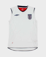 Vintage 2000's England International Football Training Sports Vest - S