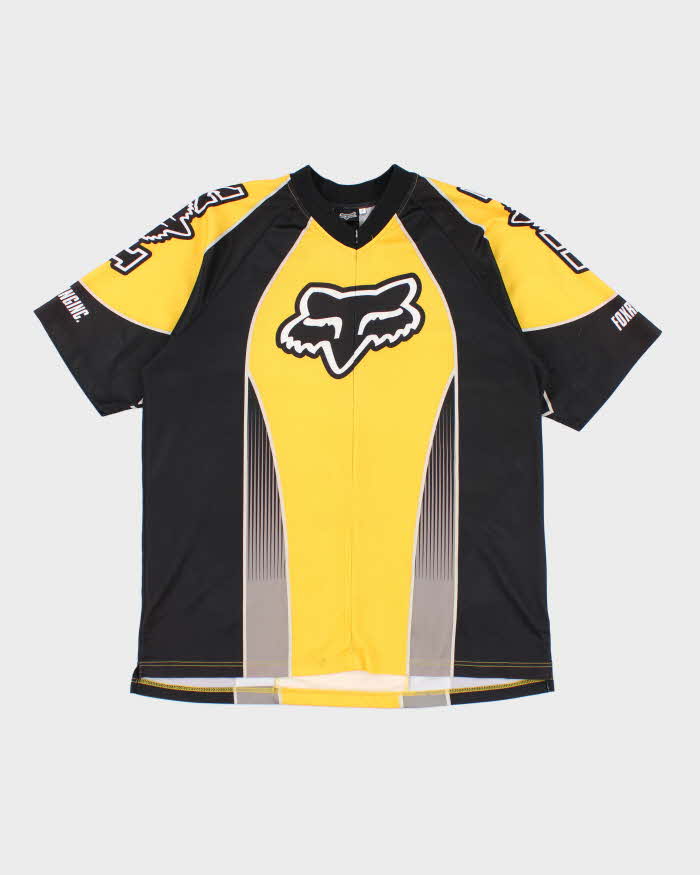 Vintage 2000's Fox Racing Quarter Zip Sports Shirt - XL