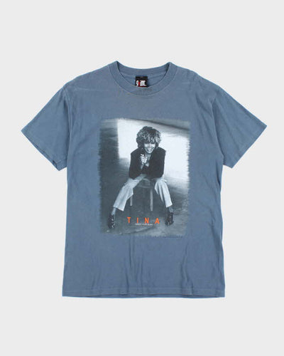 Vintage 90's Tina Turner Profile Graphic Band T-Shirt - L