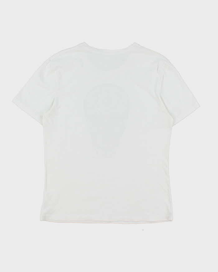 Alexander McQueen White Skull Graphic T-Shirt - M