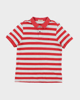 Vintage 2000's Burberry Striped Polo Shirt - M