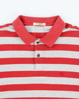Vintage 2000's Burberry Striped Polo Shirt - M