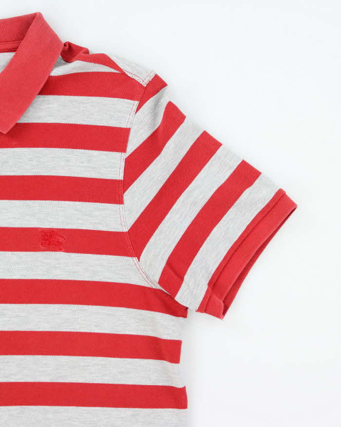 Vintage 2000's Burberry Striped Polo Shirt - M