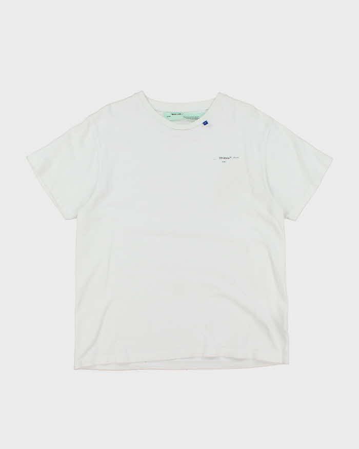 Off White Main Label Big X Print Graphic T-Shirt - L