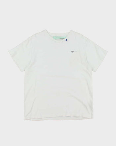 Off White Main Label Big X Print Graphic T-Shirt - L