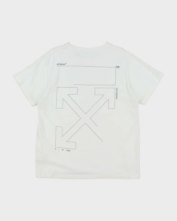 Off White Main Label Big X Print Graphic T-Shirt - L