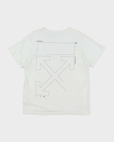 Off White Main Label Big X Print Graphic T-Shirt - L