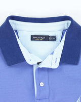 Vintage Nautica Blue Polo Shirt - XL