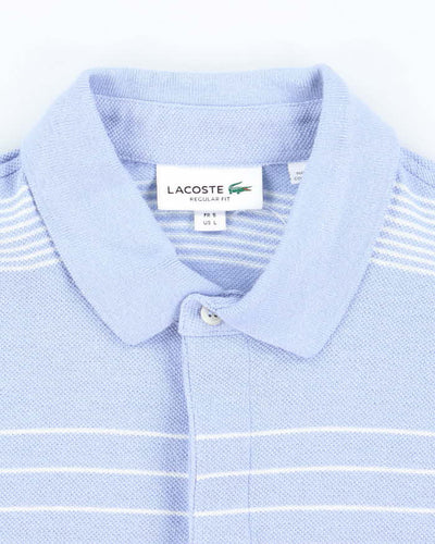 Vintage Lacoste Blue Polo Shirt - M