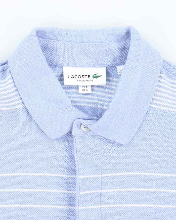 Vintage Lacoste Blue Polo Shirt - M