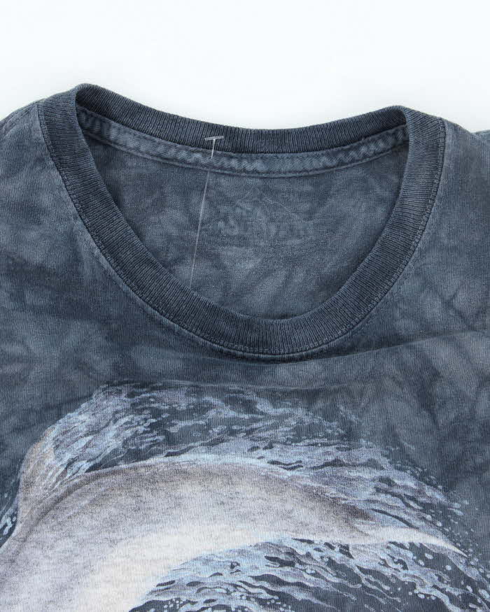 Vintage 00s The Mountain Dolphin Graphic T-Shirt - M