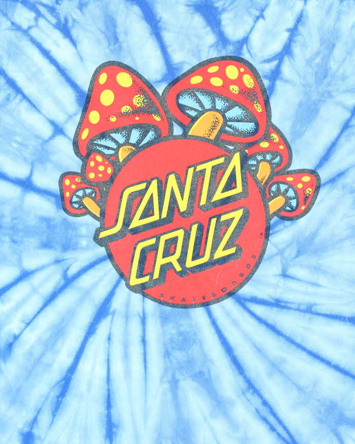 Vintage 00s Santa Cruz Tie Dye T-Shirt - M
